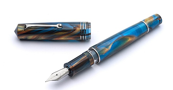 Leonardo Momento Zero Grande Art Déco Leonardo Momento Zero Grande LE Art Deco Fountain Pen - Cobalt